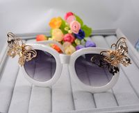 Baroque Metal Butterfly Fashion Fashion Brand Sunglasses Sunglasses Women's All-match Outdoor Uv-proof Sunglasses Women's main image 6