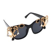 Fashion Hollow Key Water Drop Inlaid Rhinestone Sunglasses Wholesale Nihaojewelry main image 6