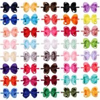 Fashion Children's Bowknot Candy Color Bubble Flower Headband Wholesale Nihaojewelry sku image 1