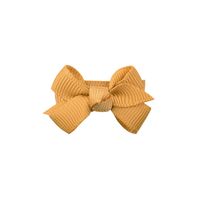 New Solid Color Bow Baby's Hair Clip Set Wholesale Nihaojewelry sku image 3