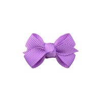 New Solid Color Bow Baby's Hair Clip Set Wholesale Nihaojewelry sku image 6