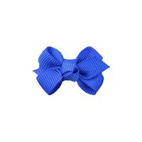 New Solid Color Bow Baby's Hair Clip Set Wholesale Nihaojewelry sku image 7
