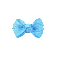 New Solid Color Bow Baby's Hair Clip Set Wholesale Nihaojewelry sku image 8