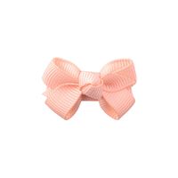 New Solid Color Bow Baby's Hair Clip Set Wholesale Nihaojewelry sku image 9