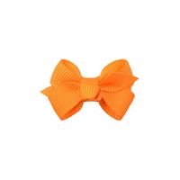 New Solid Color Bow Baby's Hair Clip Set Wholesale Nihaojewelry sku image 10