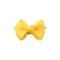New Solid Color Bow Baby's Hair Clip Set Wholesale Nihaojewelry sku image 11