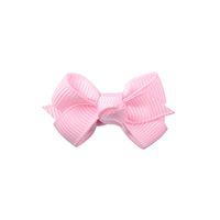 New Solid Color Bow Baby's Hair Clip Set Wholesale Nihaojewelry sku image 12