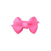 New Solid Color Bow Baby's Hair Clip Set Wholesale Nihaojewelry sku image 14