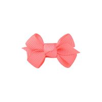 New Solid Color Bow Baby's Hair Clip Set Wholesale Nihaojewelry sku image 16