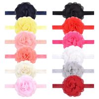 New Chiffon Flower Headband Baby Hair Accessories Wholesale Nihaojewelry sku image 1