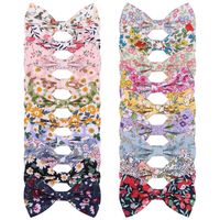 New Floral Bow Hairpin Set Wholesale Nihaojewelry sku image 1