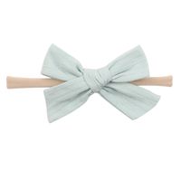 Wholesale Solid Color Bowknot Children's Hairband Nihaojewelry sku image 9