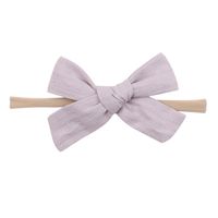 Wholesale Solid Color Bowknot Children's Hairband Nihaojewelry sku image 12