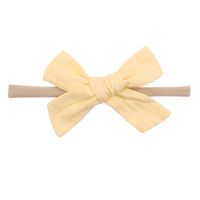 Wholesale Solid Color Bowknot Children's Hairband Nihaojewelry sku image 17