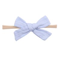 Wholesale Solid Color Bowknot Children's Hairband Nihaojewelry sku image 19