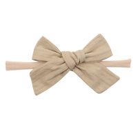 Wholesale Solid Color Bowknot Children's Hairband Nihaojewelry sku image 21