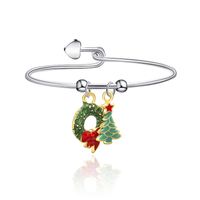 Europäische Und Amerikanische Neue Weihnachts Rentier Weihnachts Mann Weihnachts Baum Süßigkeiten Anhänger Armband Damen Weihnachts Serie Armband sku image 7