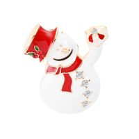 Wholesale Jewelry Christmas Tree Snowman Tie Socks Gloves Brooch Nihaojewelry sku image 5