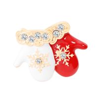 Wholesale Jewelry Christmas Tree Snowman Tie Socks Gloves Brooch Nihaojewelry sku image 7