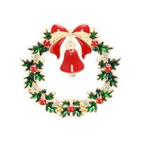 Wholesale Jewelry Christmas Tree Snowman Tie Socks Gloves Brooch Nihaojewelry sku image 10
