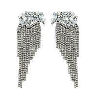 Fashion Geometric Diamond Tassel Earrings Wholesale Nihaojewelry sku image 1
