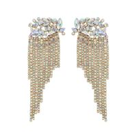 Fashion Geometric Diamond Tassel Earrings Wholesale Nihaojewelry sku image 2