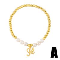 Fashion Animal 18k Gold Plated Artificial Gemstones Bracelets In Bulk sku image 1