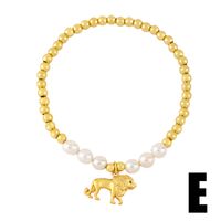 Fashion Animal 18k Gold Plated Artificial Gemstones Bracelets In Bulk sku image 5