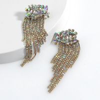 Fashion Geometric Diamond Tassel Earrings Wholesale Nihaojewelry main image 5