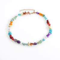 Bohemian Color Gravel Stretch Pearl Necklace Bracelet Set Wholesale Nihaojewelry main image 5