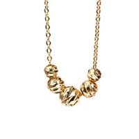 Wholesale Jewelry Retro Gold-plated Copper Beaded Necklace Nihaojewelry main image 4