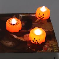Halloween Party Decoration Supplies Led Electronic Pumpkin Lamp Atmosphere Decoration Light Luminous Toy Pumpkin Candle Light main image 5