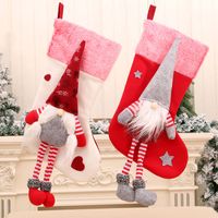 Cartoon Legs Plush Faceless Old Man Christmas Socks Wholesale Nihaojewelry main image 3