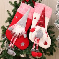 Cartoon Legs Plush Faceless Old Man Christmas Socks Wholesale Nihaojewelry main image 4