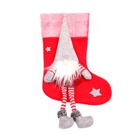 Jambes De Dessin Animé En Peluche Vieil Homme Sans Visage Chaussettes De Noël En Gros Nihaojewelry main image 6