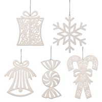 Großhandel Schneeflocken Zuckerstange Glocke Weihnachtsbaum Anhänger Nihaojewelry main image 3