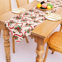 New Christmas Printing Table Runner Decoration Wholesale Nihaojewelry main image 5