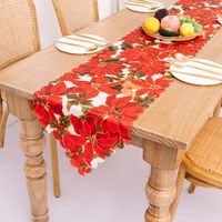 New Christmas Printing Table Runner Decoration Wholesale Nihaojewelry main image 4