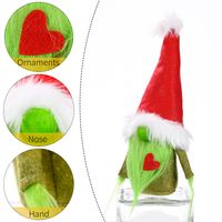 New Christmas Red Heart Grinch Faceless Doll Decoration Wholesale Nihaojewelry main image 5
