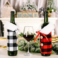 Wholesale Lapel Lattice Wine Bottle Cover Christmas Decoration Nihaojewelry main image 6