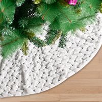 Wholesale Silver Sequined Christmas Tree Skirt Party Decorations Nihaojewelry main image 1