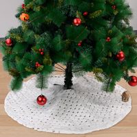 Wholesale Silver Sequined Christmas Tree Skirt Party Decorations Nihaojewelry main image 4