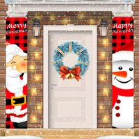 Wholesale Santa Claus Pattern Christmas Decorations Door Curtain Nihaojewelry main image 4