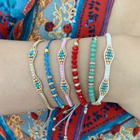 Wholesale Jewelry Color Crystal Beads Woven Bracelet Nihaojewelry main image 3