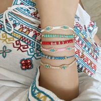 Wholesale Jewelry Color Crystal Beads Woven Bracelet Nihaojewelry main image 4