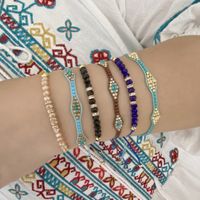 Wholesale Jewelry Color Crystal Beads Woven Bracelet Nihaojewelry main image 5