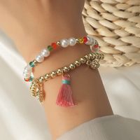 Wholesale Jewelry Bohemian Style Pearl Tassel Multi-layer Bracelet Nihaojewelry main image 1