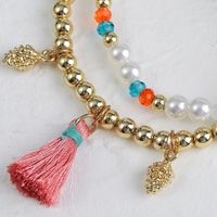 Wholesale Jewelry Bohemian Style Pearl Tassel Multi-layer Bracelet Nihaojewelry main image 5