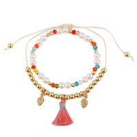 Wholesale Jewelry Bohemian Style Pearl Tassel Multi-layer Bracelet Nihaojewelry main image 6