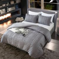 Brushed Press Folds Pillowcase Quilt Cover Three-piece Set Wholesale Nihaojewelry main image 1